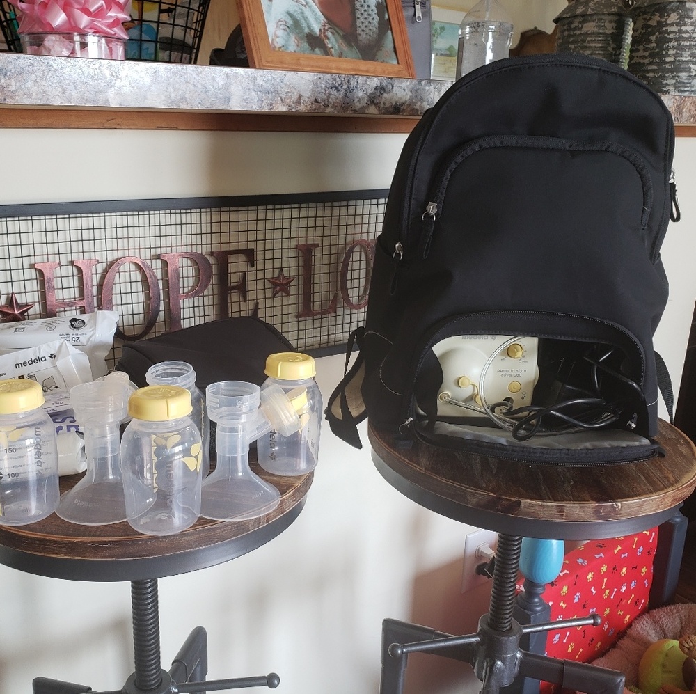 Brestpump with backpack